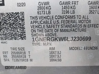 2020 Chevrolet Traverse LT Cloth с VIN 1GNERGKW6LJ230699, выставлен на аукционе IAAI как лот 42263434 с пробегом 132 397 миль миль и . История ставок и продаж доступна на DreamBid. Изображение 9.
