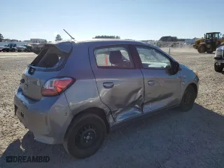 2021 Mitsubishi Mirage ES with VIN ML32AUHJ4MH011765, listed as a Copart auction lot 47676935 with 73,135 mi miles and Salvage Title. Bid and sale history available at carsss.com. Image 3.