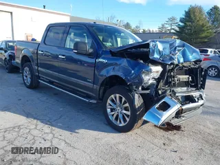 2017 Ford F-150 XL with VIN 1FTEW1EG4HFC74410, listed as a IAAI auction lot 41209807 with 52,238 mi miles. Bid and sale history available at carsss.com. Image 1.