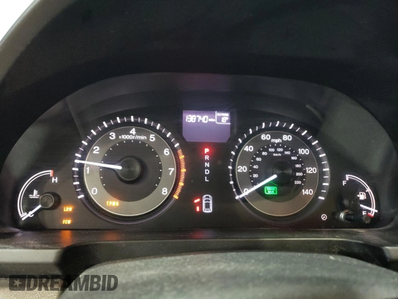 2016 Honda Odyssey EX-L with VIN 5FNRL5H6XGB159396, listed as a Copart auction lot 46172725 with 138,740 mi miles and Salvage Title. Bid and sale history available at DreamBid. Image 9.