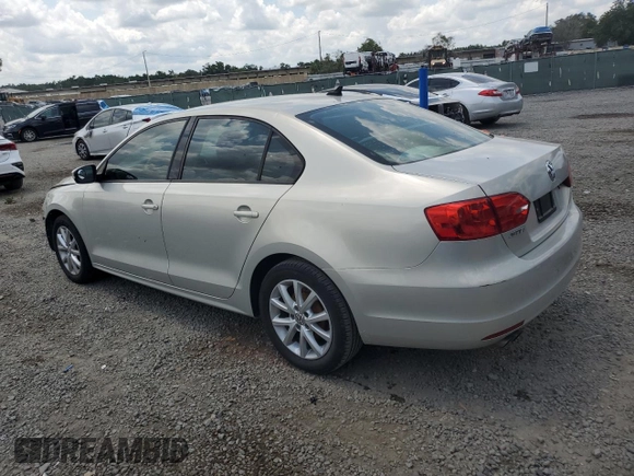 2011 Volkswagen Jetta SE z VIN 3VWDX7AJ0BM319621, wystawiony jako Copart lot #58808615 z przebiegiem 65 829 mil mil oraz Szkoda całkowita • Salvage title. Historia ofert i sprzedaży dostępna na DreamBid. Obrazek 2.
