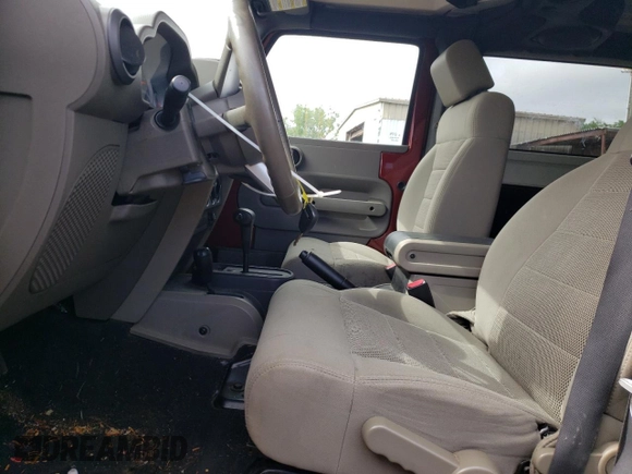 2008 Jeep Wrangler Sahara with VIN 1J4FA54178L566037, listed as a Copart auction lot 61439685 with 115,812 mi miles and Salvage title. Bid and sale history available at DreamBid. Image 7.