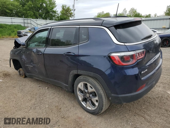 2020 Jeep Compass Limited с VIN 3C4NJDCB8LT208965, выставлен на аукционе Copart как лот 57675405 с пробегом 60 563 миль миль и На запчасти • Non repairable. История ставок и продаж доступна на DreamBid. Изображение 2.