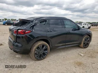 2020 Chevrolet Blazer RS with VIN 3GNKBERS2LS625282, listed as a Copart auction lot 58732775 with 79,972 mi miles and Salvage title. Bid and sale history available at DreamBid. Image 3.