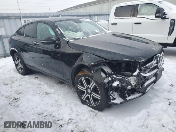 2021 Mercedes-Benz GLC with VIN W1N0J8EB6MF991402, listed as a Copart auction lot 85602014 with 132,117 mi miles and Salvage Title. Bid and sale history available at carsss.com. Image 4.