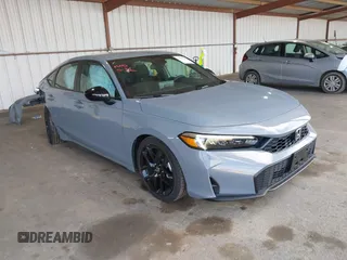 2025 Honda Civic Sport z VIN 19XFL2H8XSE020323, wystawiony jako IAAI lot #41925196 z przebiegiem 217 mil mil oraz . Historia ofert i sprzedaży dostępna na DreamBid. Obrazek 1.