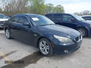 2010 BMW 5 Series 528i with VIN WBANU5C53AC129295, listed as a IAAI auction lot 42004350 with 183,252 mi miles and . Bid and sale history available at carsss.com. Image 1.