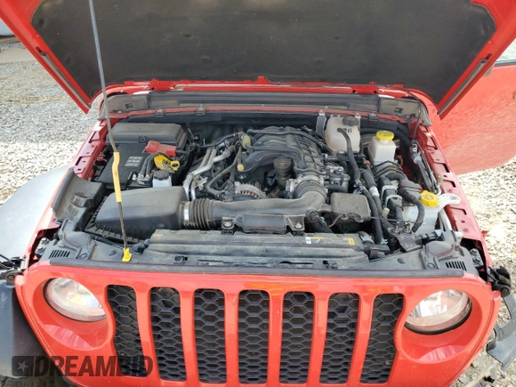 2023 Jeep Gladiator Sport z VIN 1C6HJTAG0PL556855, wystawiony jako Copart lot #57628425 z przebiegiem 18 141 mil mil oraz Szkoda całkowita • Salvage title. Historia ofert i sprzedaży dostępna na DreamBid. Obrazek 12.