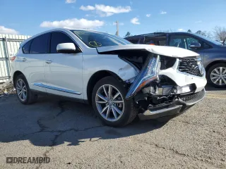 2023 Acura RDX w/Technology Package with VIN 5J8TC1H55PL006140, listed as a Copart auction lot 45442795 with 16,211 mi miles and Salvage Title. Bid and sale history available at carsss.com. Image 4.
