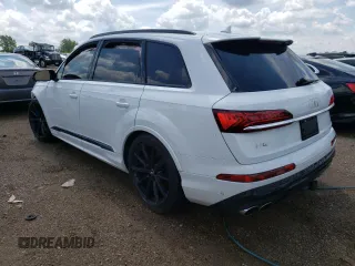 2021 Audi SQ7 Prestige z VIN WA1VWBF79MD000480, wystawiony jako Copart lot #58414163 z przebiegiem 23 238 mil mil oraz . Historia ofert i sprzedaży dostępna na DreamBid. Obrazek 2.