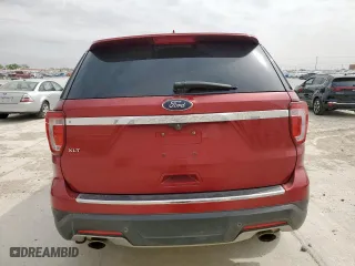 2018 Ford Explorer XLT with VIN 1FM5K7D85JGB42275, listed as a Copart auction lot 51679765 with 76,177 mi miles and Salvage Title. Bid and sale history available at carsss.com. Image 6.