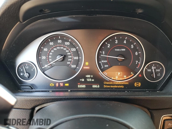 2018 BMW 3 Series 340i xDrive with VIN WBA8Y3C54JG451510, listed as a Copart auction lot 61863803 with 53,585 mi miles and . Bid and sale history available at carsss.com. Image 9.
