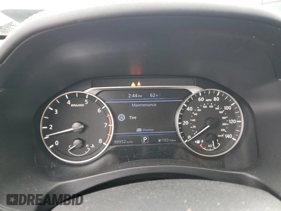 2019 Nissan Altima SR with VIN 1N4BL4CV1KC203419, listed as a Copart auction lot 50267275 with 99,952 mi miles and Salvage Title. Bid and sale history available at carsss.com. Image 9.
