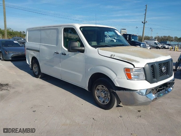 2016 Nissan NV S with VIN 1N6BF0KMXGN811774, listed as a IAAI auction lot 41474582 with 195,359 mi miles. Bid and sale history available at carsss.com. Image 1.