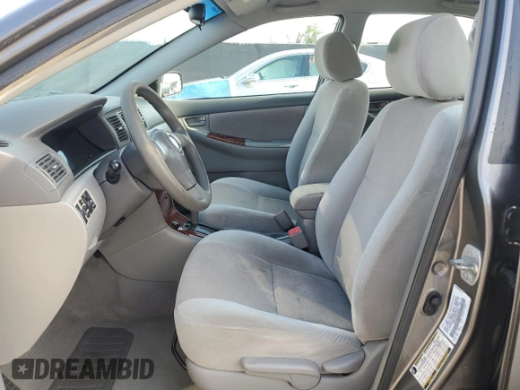 2008 Toyota Corolla CE with VIN 1NXBR32E38Z046950, listed as a Copart auction lot 55956545 with 130,946 mi miles and Salvage Title. Bid and sale history available at DreamBid. Image 7.