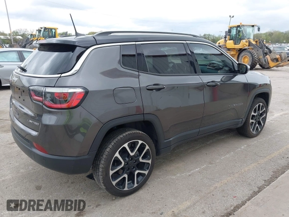2021 Jeep Compass Limited z VIN 3C4NJDCB5MT521750, wystawiony jako IAAI lot #42169668 z przebiegiem 26 580 mil mil oraz . Historia ofert i sprzedaży dostępna na DreamBid. Obrazek 4.