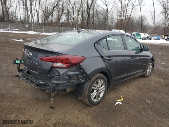 2020 Hyundai Elantra SEL with VIN 5NPD84LF1LH561459, listed as a Copart auction lot 44597255 with 122,626 mi miles and Salvage Title. Bid and sale history available at carsss.com. Image 3.