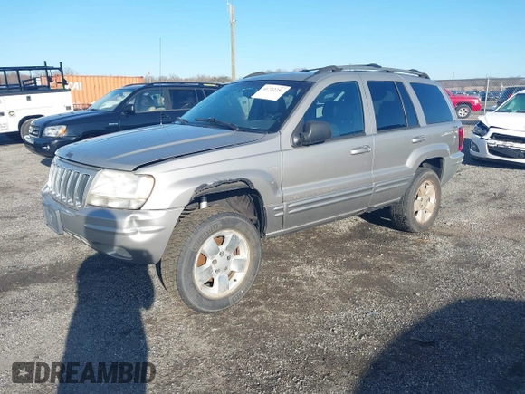 2001 Jeep Grand Cherokee Limited with VIN 1J4GW58N11C650606, listed as a IAAI auction lot 41722256 with 1 mi miles. Bid and sale history available at carsss.com. Image 2.