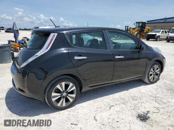 2017 Nissan LEAF SL with VIN 1N4BZ0CP7HC300142, listed as a Copart auction lot 65713354 with 3,679 mi miles and Clean Title. Bid and sale history available at carsss.com. Image 3.
