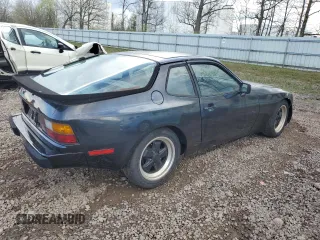 1983 Porsche 944 with VIN WP0AA0943DN454078, listed as a Copart auction lot 55662365 with 68,115 mi miles and Salvage Title. Bid and sale history available at carsss.com. Image 3.