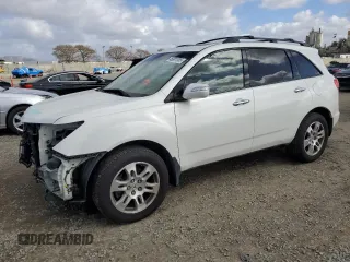 2009 Acura MDX Tech Pkg with VIN 2HNYD28699H502259, listed as a Copart auction lot 46881385 with 104,178 mi miles and Salvage Title. Bid and sale history available at carsss.com. Image 1.