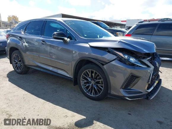 2020 Lexus RX with VIN 2T2SZMDA9LC221224, listed as a IAAI auction lot 41823952 with 139,612 mi miles. Bid and sale history available at carsss.com. Image 1.