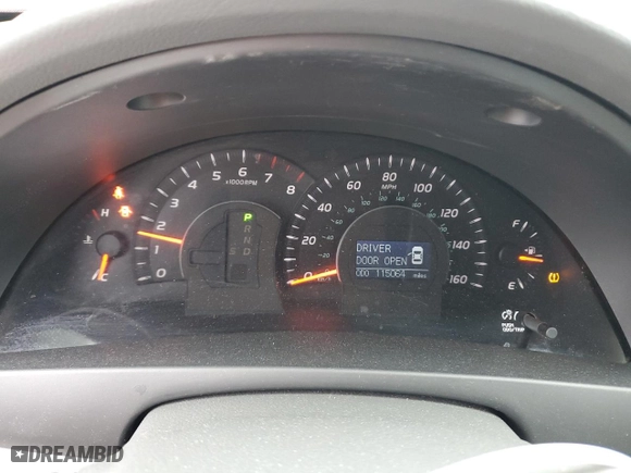 2008 Toyota Camry LE with VIN 4T1BK46K18U055592, listed as a Copart auction lot 87657065 with 115,064 mi miles and Salvage Title. Bid and sale history available at carsss.com. Image 9.
