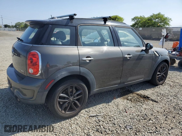2013 MINI Countryman S with VIN WMWZC3C58DWP21027, listed as a Copart auction lot 57326575 with 108,151 mi miles and Clean title. Bid and sale history available at DreamBid. Image 3.