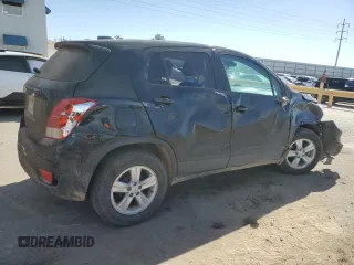 2020 Chevrolet Trax LS with VIN KL7CJKSB4LB033240, listed as a Copart auction lot 46091285 with 75,206 mi miles and Salvage Title. Bid and sale history available at carsss.com. Image 3.