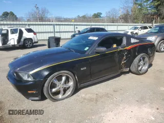 2011 Ford Mustang GT with VIN 1ZVBP8CF3B5103385, listed as a Copart auction lot 45706415 with 125,207 mi miles and Salvage Title. Bid and sale history available at carsss.com. Image 1.