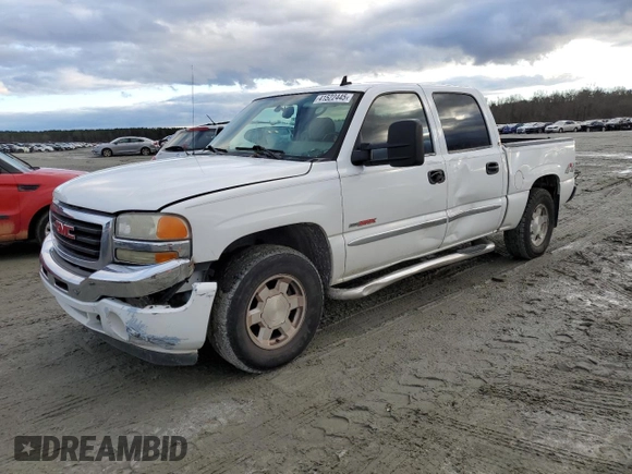 2006 GMC Sierra 1500 SLT with VIN 2GTEK13N061341831, listed as a Copart auction lot 41522445 with 155,253 mi miles and Salvage Title. Bid and sale history available at carsss.com. Image 1.