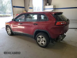 2016 Jeep Cherokee Sport with VIN 1C4PJLAB0GW216953, listed as a Copart auction lot 49031635 with 110,840 mi miles and Clean Title. Bid and sale history available at carsss.com. Image 2.