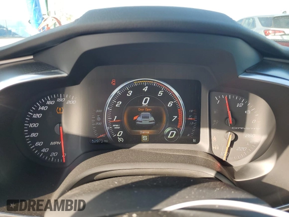 2014 Chevrolet Corvette Z51 2LT with VIN 1G1YK2D70E5134011, listed as a Copart auction lot 89138345 with 52,973 mi miles and Salvage title. Bid and sale history available at DreamBid. Image 9.