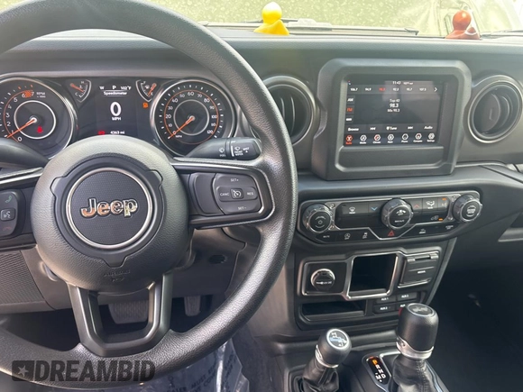 2023 Jeep Wrangler Willys with VIN 1C4HJXDN1PW530435, listed as a Copart auction lot 64590515 with 4,363 mi miles and Clean title. Bid and sale history available at DreamBid. Image 8.