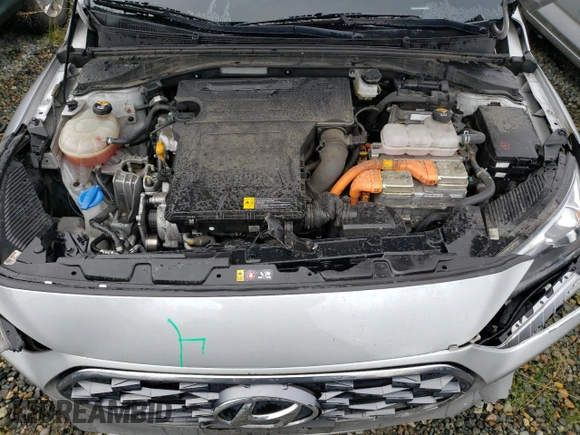 2022 Hyundai Ioniq Blue with VIN KMHC65LC5NU268231, listed as a Copart auction lot 51711085 with 186,180 mi miles and Salvage title. Bid and sale history available at DreamBid. Image 11.