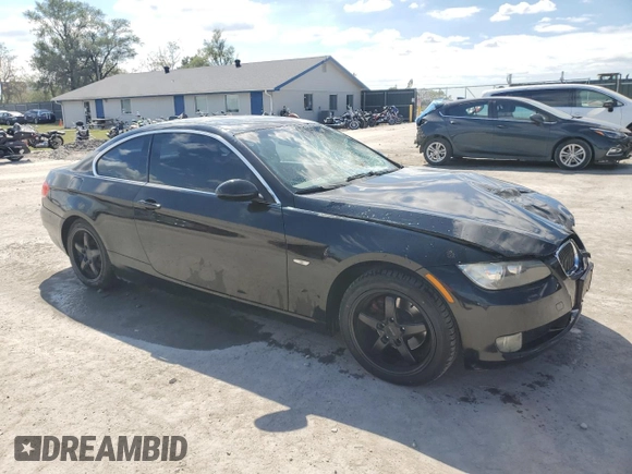 2007 BMW 3 Series 328xi with VIN WBAWC33527PD06760, listed as a Copart auction lot 71980914 with 157,700 mi miles and Salvage Title. Bid and sale history available at DreamBid. Image 4.