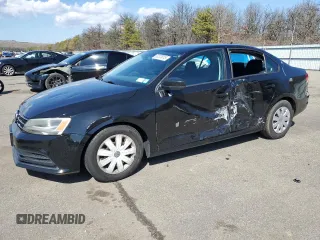 2015 Volkswagen Jetta Sedan 2.0L S with VIN 3VW2K7AJ4FM254512, listed as a Copart auction lot 50370015 with 130,065 mi miles and Salvage Title. Bid and sale history available at carsss.com. Image 1.