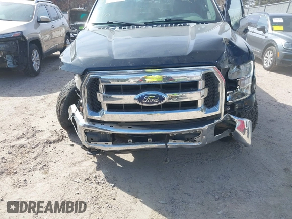 2017 Ford F-150 XL with VIN 1FTFX1EF4HKC85861, listed as a IAAI auction lot 41777927 with 1 mi miles. Bid and sale history available at carsss.com. Image 6.