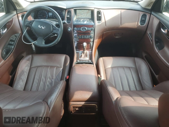 2011 Infiniti EX Journey with VIN JN1AJ0HR9BM854567, listed as a Copart auction lot 55018855 with 129,039 mi miles and Salvage title. Bid and sale history available at DreamBid. Image 8.