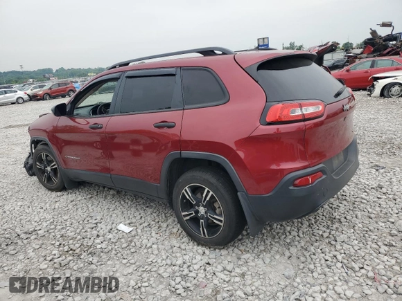 2016 Jeep Cherokee Sport z VIN 1C4PJLAB2GW207297, wystawiony jako Copart lot #60461045 z przebiegiem 146 175 mil mil oraz Szkoda całkowita • Salvage title. Historia ofert i sprzedaży dostępna na DreamBid. Obrazek 2.
