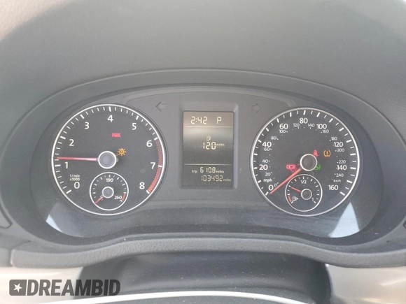 2014 Volkswagen Passat Wolfsburg Edition with VIN 1VWAT7A39EC095920, listed as a Copart auction lot 56628415 with 103,492 mi miles and Salvage title. Bid and sale history available at DreamBid. Image 9.