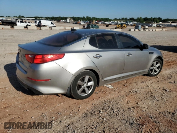 2014 Kia Optima LX z VIN 5XXGM4A75EG310978, wystawiony jako Copart lot #56861635 z przebiegiem 177 303 mil mil oraz Czysty tytuł • Clean title. Historia ofert i sprzedaży dostępna na DreamBid. Obrazek 3.