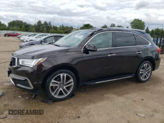 2018 Acura MDX Advance z VIN 5J8YD4H94JL000943, wystawiony jako Copart lot #57906645 z przebiegiem 80 251 mil mil oraz Szkoda całkowita • Salvage title. Historia ofert i sprzedaży dostępna na DreamBid. Obrazek 1.