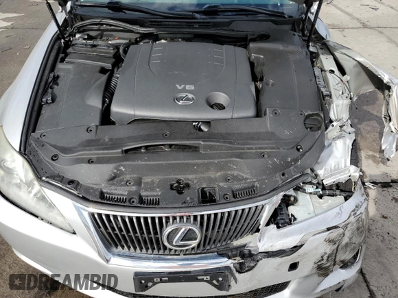 2010 Lexus IS 250 with VIN JTHCF5C2XA5041633, listed as a Copart auction lot 54698185 with 131,792 mi miles and Salvage title. Bid and sale history available at DreamBid. Image 11.