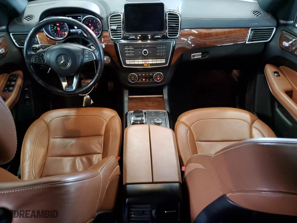 2017 Mercedes-Benz GLS with VIN 4JGDF7DE8HA906607, listed as a Copart auction lot 54555835 with 124,702 mi miles and Clean Title. Bid and sale history available at carsss.com. Image 8.