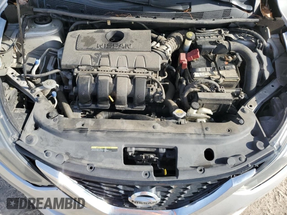 2018 Nissan Sentra S with VIN 3N1AB7AP0JY297249, listed as a Copart auction lot 47443315 with 153,058 mi miles and Salvage Title. Bid and sale history available at DreamBid. Image 12.