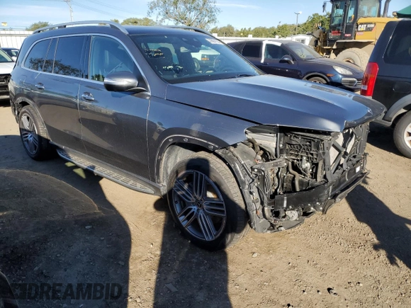 2021 Mercedes-Benz GLS 450 with VIN 4JGFF5KE0MA461614, listed as a Copart auction lot 39864104 with 34,534 mi miles and . Bid and sale history available at DreamBid. Image 4.
