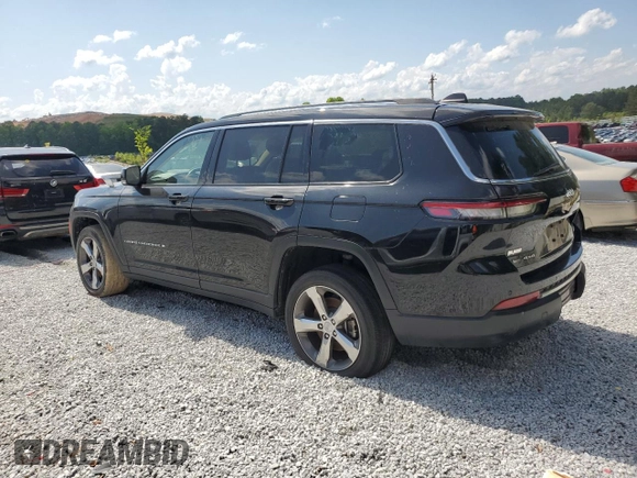 2021 Jeep Grand Cherokee Limited with VIN 1C4RJKBG8M8166218, listed as a Copart auction lot 56150405 with 63,565 mi miles and Clean Title. Bid and sale history available at DreamBid. Image 2.