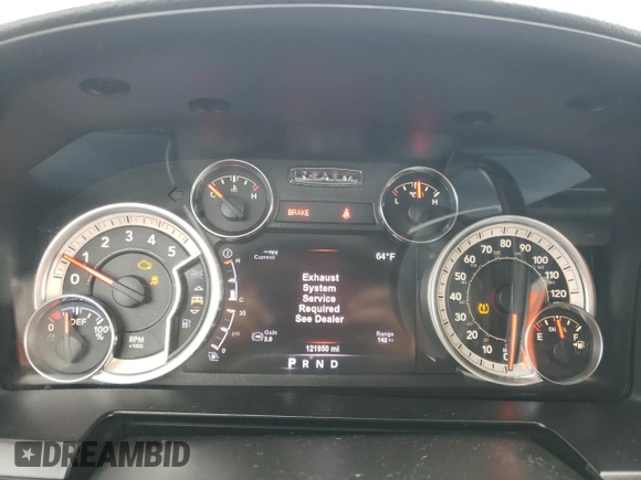 2017 Ram 2500 Laramie with VIN 3C6UR5FL3HG756880, listed as a Copart auction lot 83667074 with 121,950 mi miles and Salvage Title. Bid and sale history available at carsss.com. Image 9.