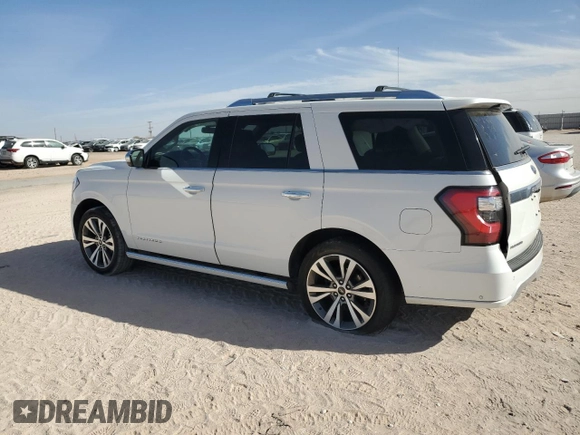 2020 Ford Expedition Platinum with VIN 1FMJU1MT1LEA86134, listed as a Copart auction lot 47113845 with 65,723 mi miles and Salvage Title. Bid and sale history available at carsss.com. Image 2.